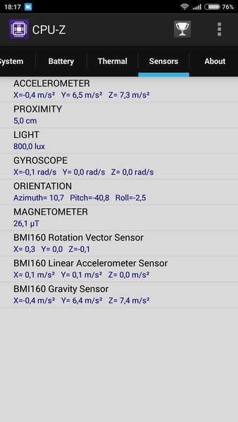 Xiaomi Redmi Note 2 - CPU-Z 6