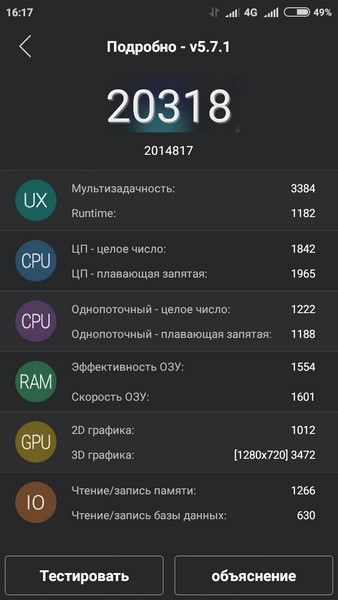 Xiaomi Redmi 2 - AnTuTu 2