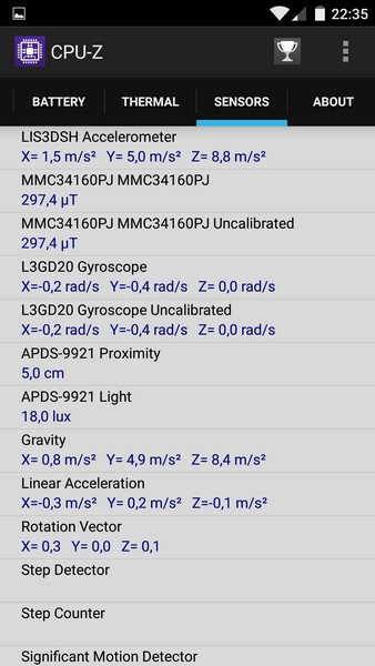 OnePlus X - CPU-Z 6