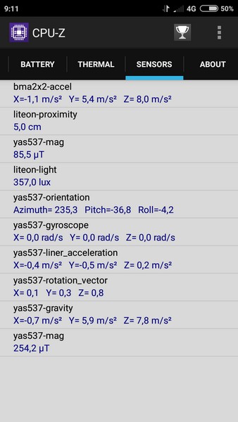 Xiaomi Redmi 3 - CPU-Z 6