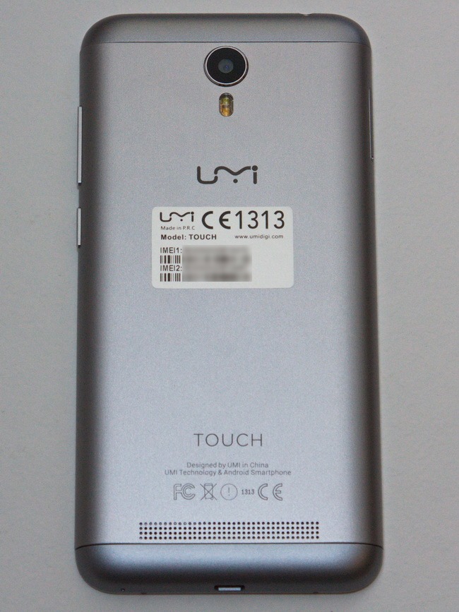 Umi Touch - Back side