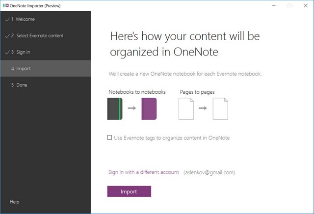 Evernote To OneNote - 05